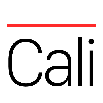 A logo of Cali mobile app.
