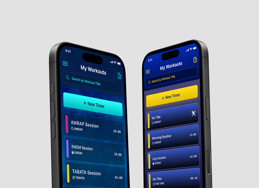 Two mockup images of WoHiT